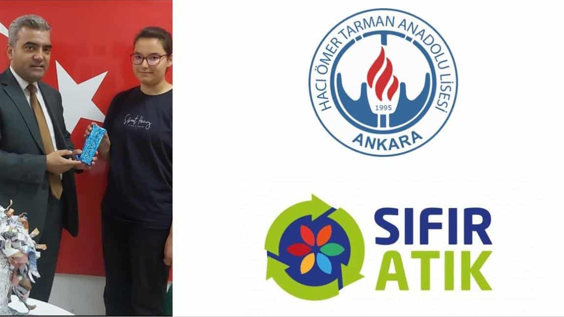 OKULUMUZ SIFIR ATIK YARIŞMASINDA ÇANKAYA İLÇE BİRİNCİSİ OLDU